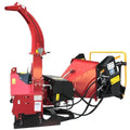 Triturador de madeira acionado por trator GeoTech Pro WS52R com rolos de acionamento operados hidraulicamente